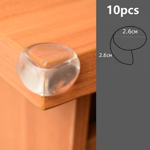 10PCS Baby Safety Silicone Table Corner Protectors – Soft Edge Guards for Furniture