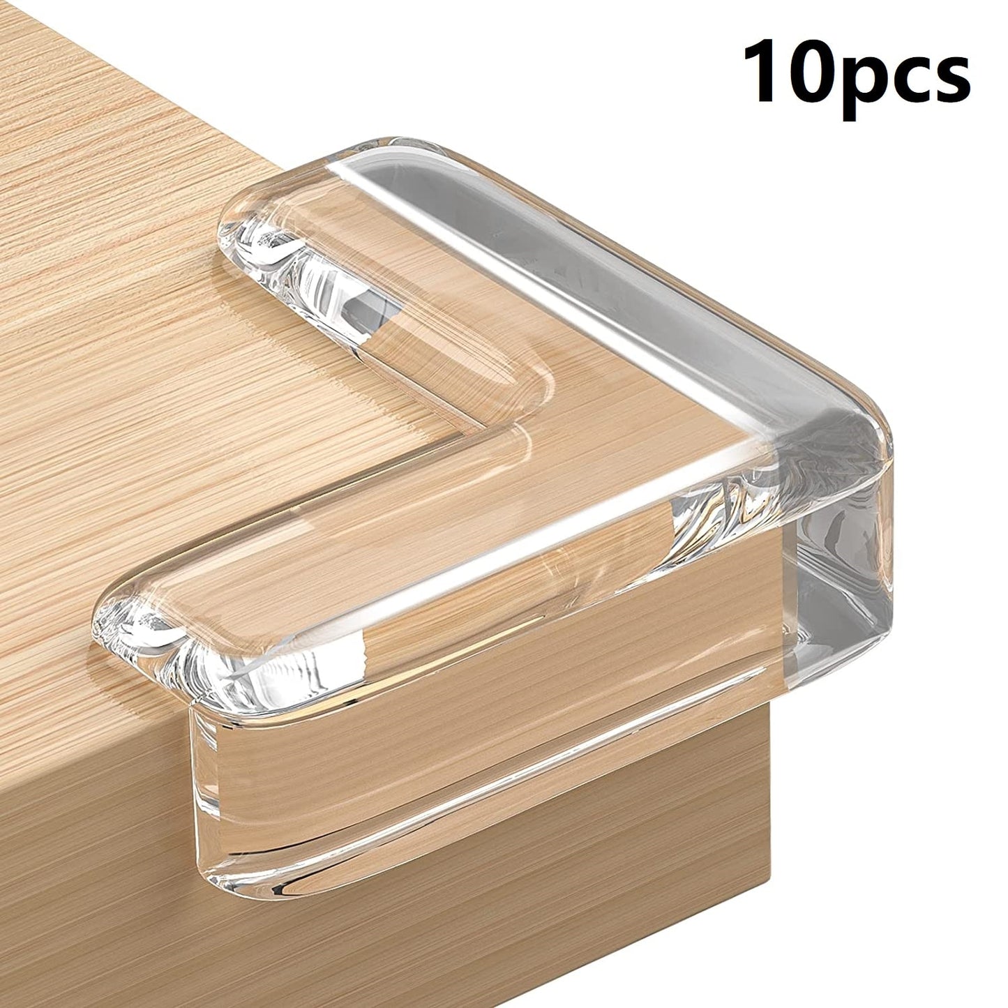 10PCS Baby Safety Silicone Table Corner Protectors – Soft Edge Guards for Furniture