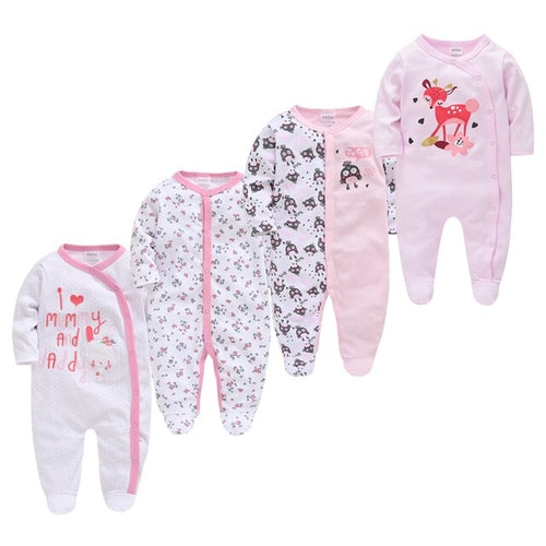 3–6 Months Baby Boy Pajama Bodysuit – Soft Cotton Sleepwear