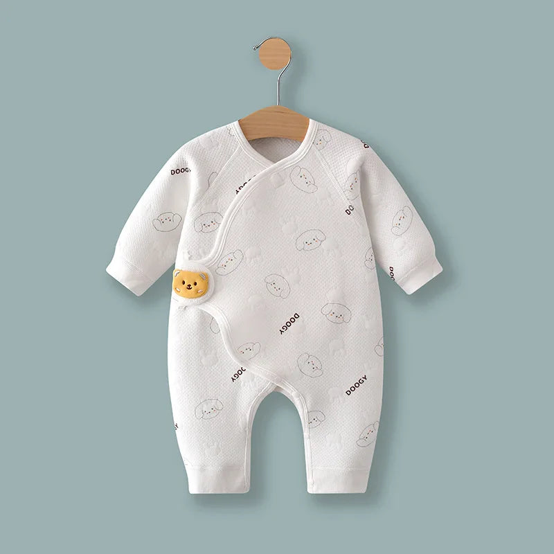 Spring & Autumn Baby Rompers – Soft Cotton Newborn Outfit (0–6 Months)