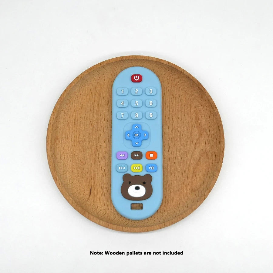 1/4pcs Silicone Baby Teething Toy – Remote Control Design