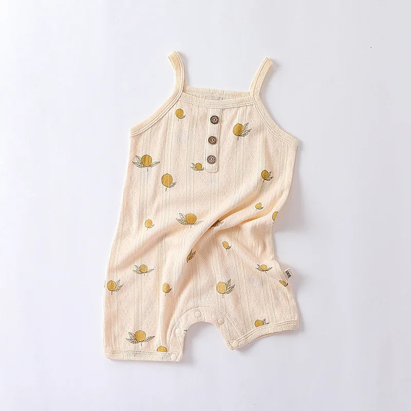 Summer Cotton Baby Romper – Soft & Breathable for Newborns (0–24 Months)