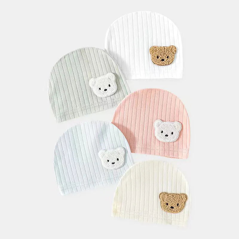 Newborn Baby Hat – Spring & Autumn Model (0–3 Months, Boy)