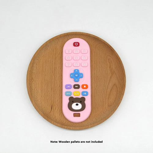 1/4pcs Silicone Baby Teething Toy – Remote Control Design