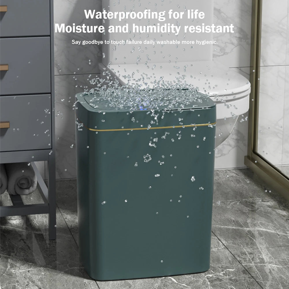 18L Automatic Touchless Sensor Trash Bin – Smart, Waterproof & Hygienic