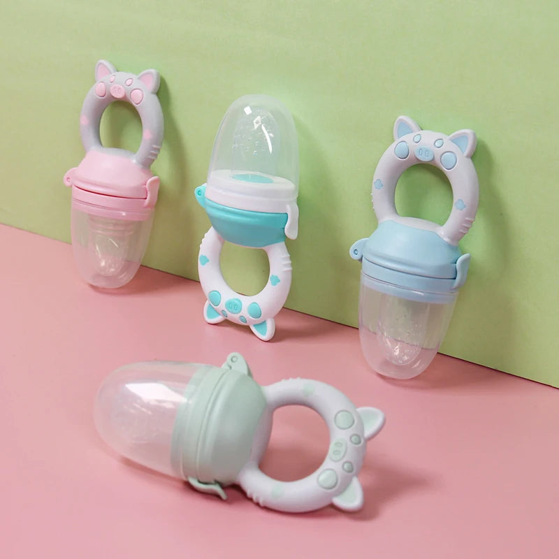 1 Pcs Baby Fruit Feeder – Cute Newborn Pacifier for Fresh Fruit Feeding
