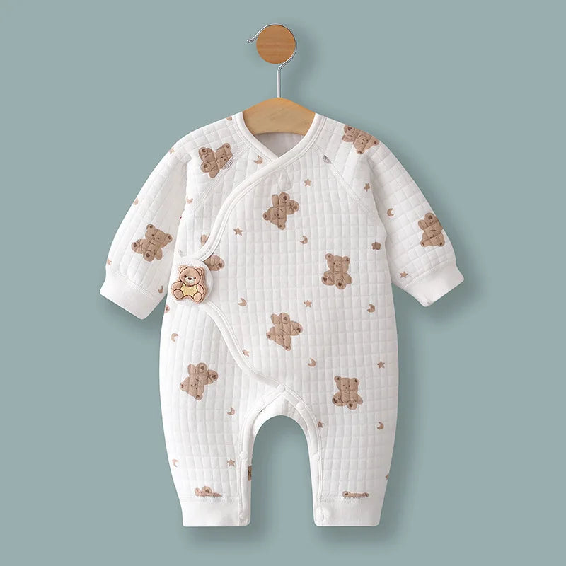 Spring & Autumn Baby Rompers – Soft Cotton Newborn Outfit (0–6 Months)