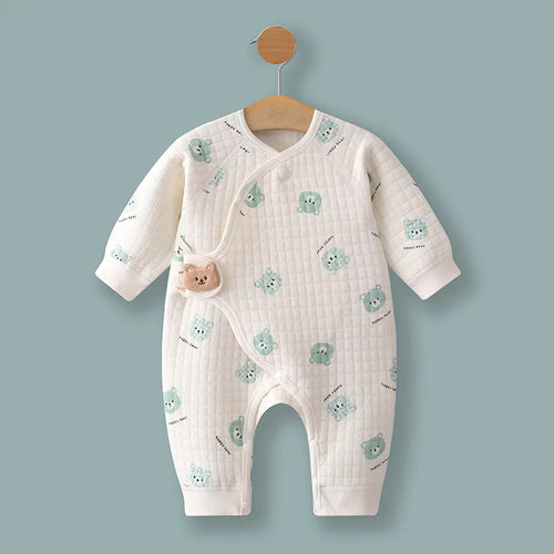 Spring & Autumn Baby Rompers – Soft Cotton Newborn Outfit (0–6 Months)