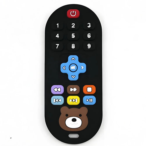 1/4pcs Silicone Baby Teething Toy – Remote Control Design