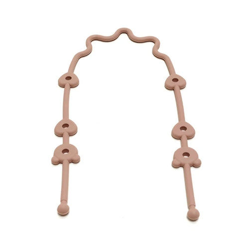 Baby Pacifier Chain with Safety Straps – Silicone Clip Holder for Stroller & Clothing