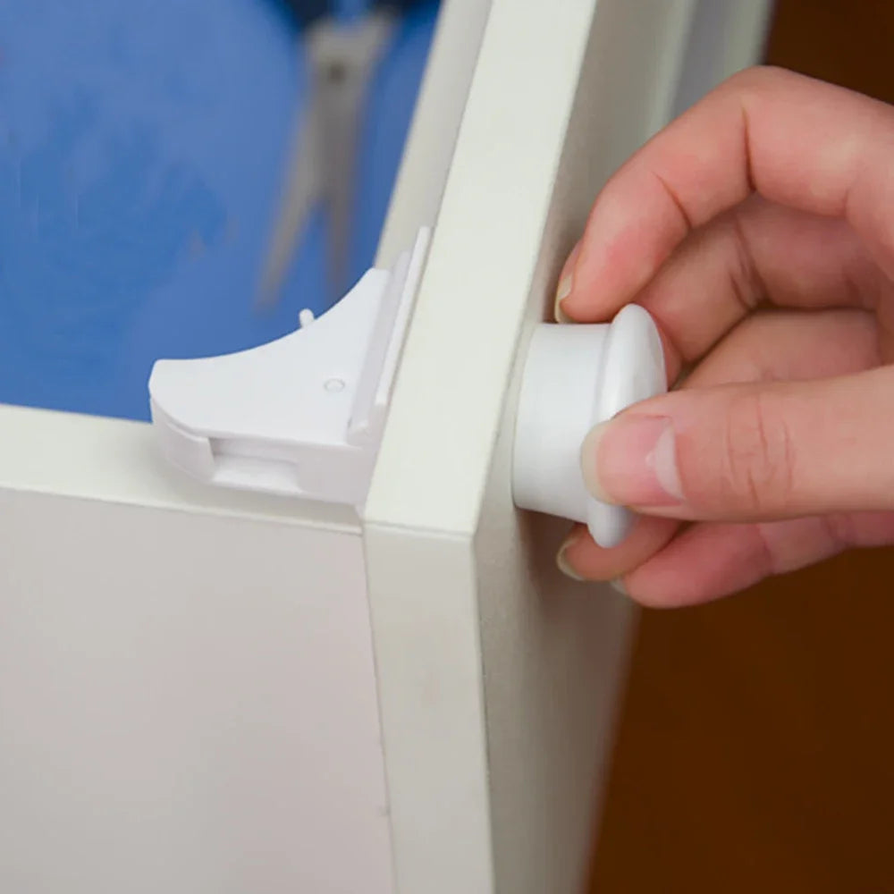 Baby Safety Magnetic Child Lock – Invisible Cabinet & Drawer Lock Set