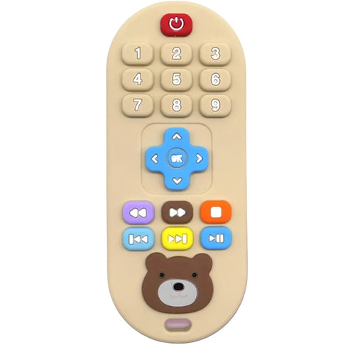 1/4pcs Silicone Baby Teething Toy – Remote Control Design