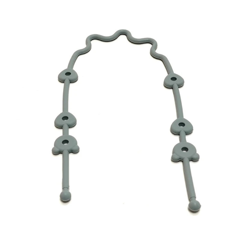 Baby Pacifier Chain with Safety Straps – Silicone Clip Holder for Stroller & Clothing