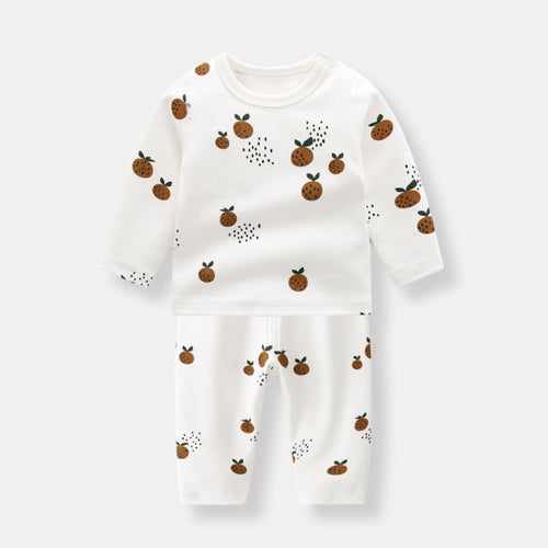 0–3T Baby Clothes Set – Long Sleeve Cotton Top & Pants for Boys & Girls