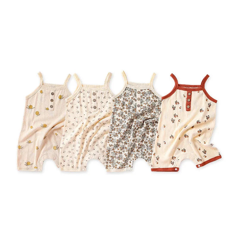 Summer Cotton Baby Romper – Soft & Breathable for Newborns (0–24 Months)