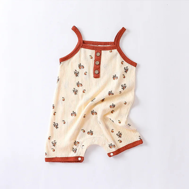 Summer Cotton Baby Romper – Soft & Breathable for Newborns (0–24 Months)