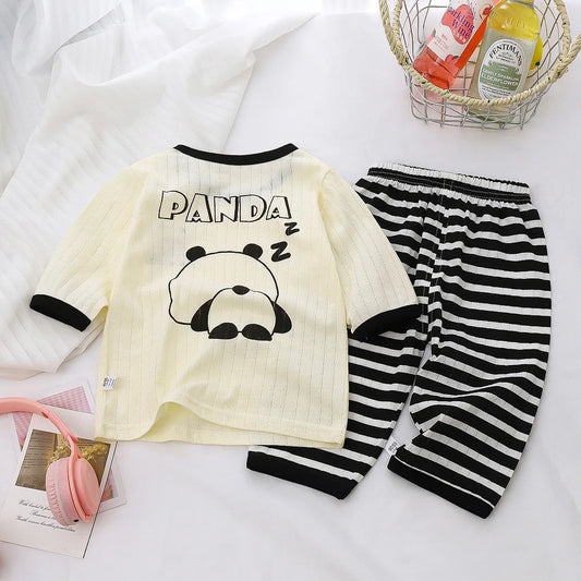 Cotton Baby Pajama Set – Long Sleeve Sleepwear for Toddlers & Infants
