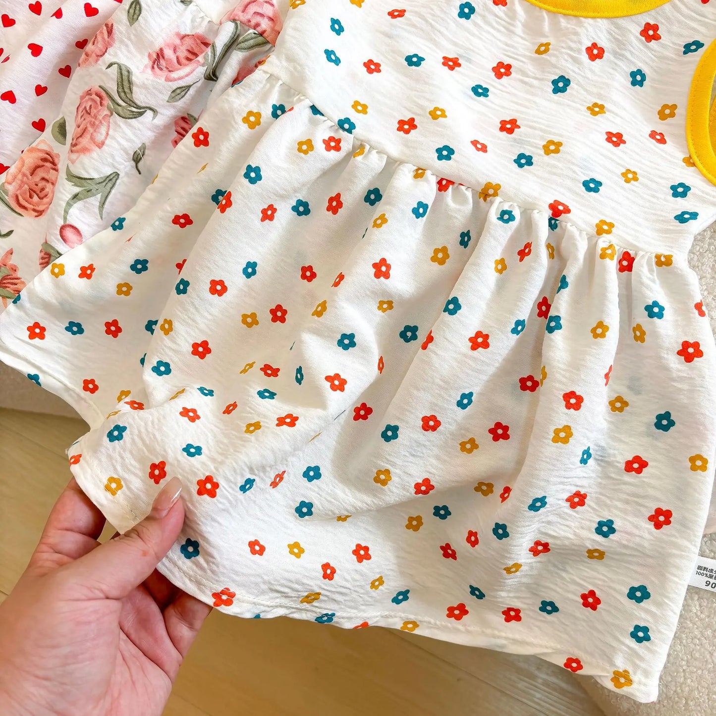 Fashion Printed Sleeveless Baby Girl Dress – Newborn Princess Outfit